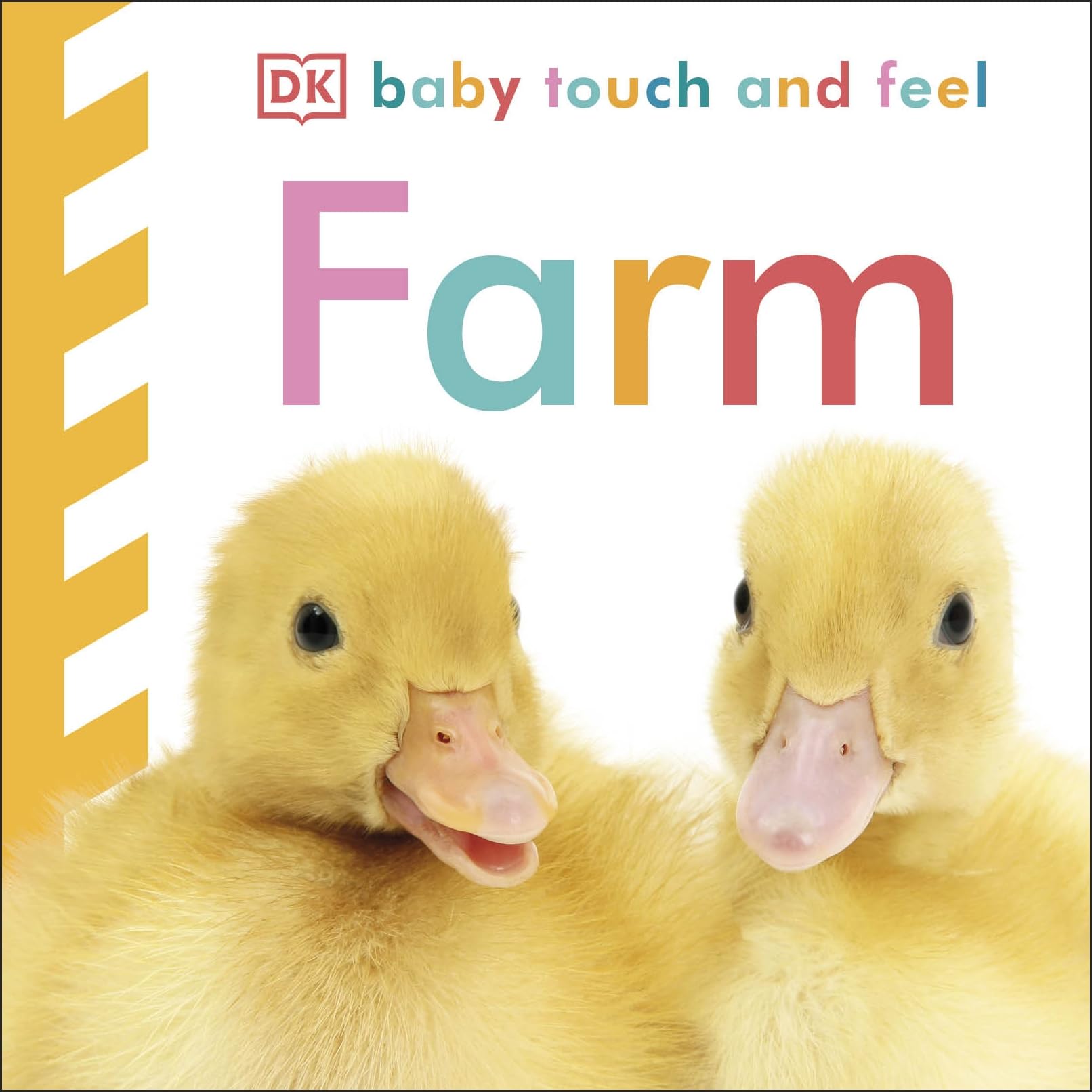 Baby Touch and Feel: Farm Toys for Toddlers - Sensory Development - Home Entertainment - Soft Plush Cloth - Size: 12"x16