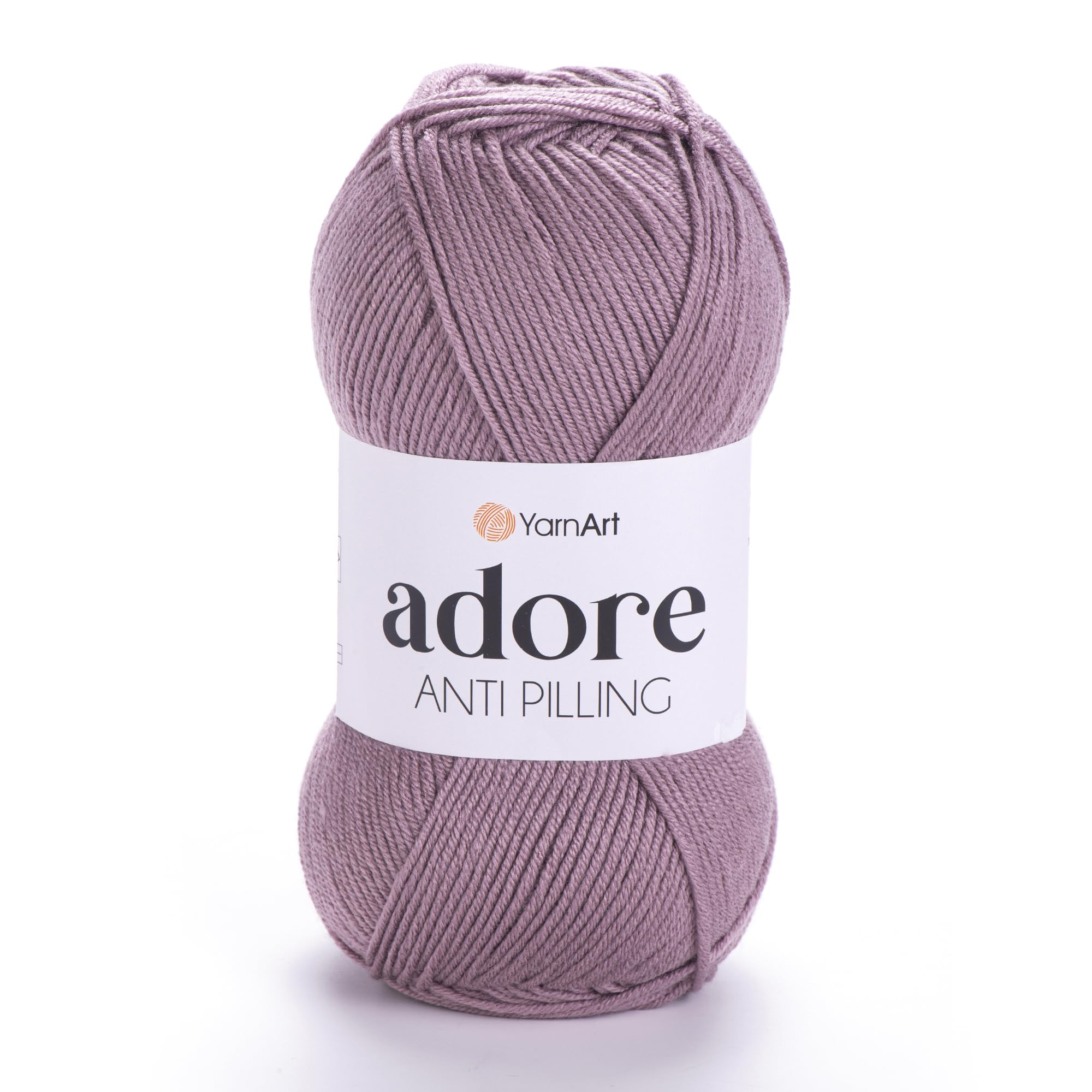 YarnArt Adore 100% Anti-Pilling Acrylic Yarn Light DK Soft & Durable for Knitting & Crochet Baby & Amigurumi Projects Pl