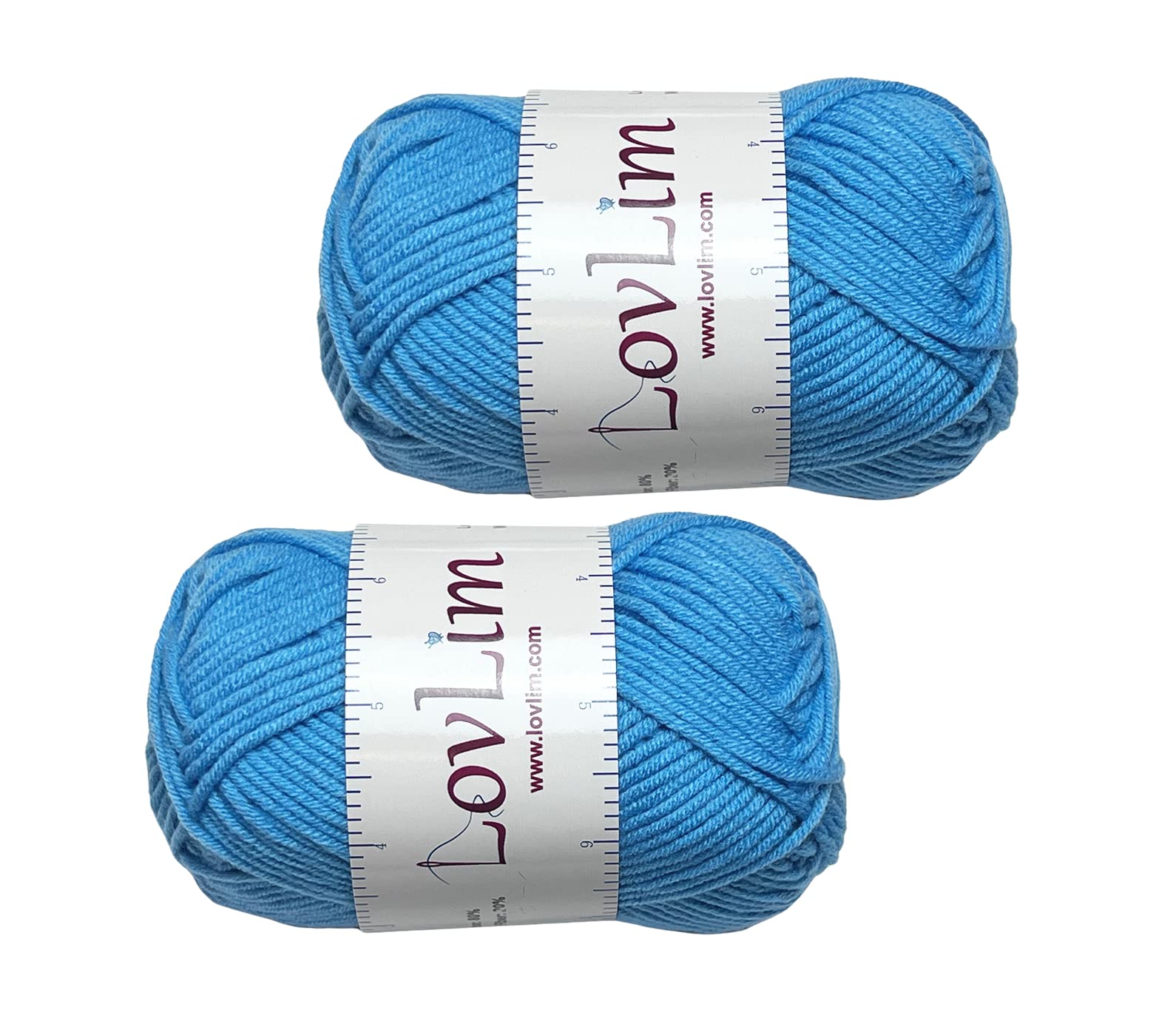 Soft Cotton Yarn Pack for Crochet and Knitting (Light Blue)
Soft Cotton Craft DK Amigurumi Yarn for Crochet and Knitti