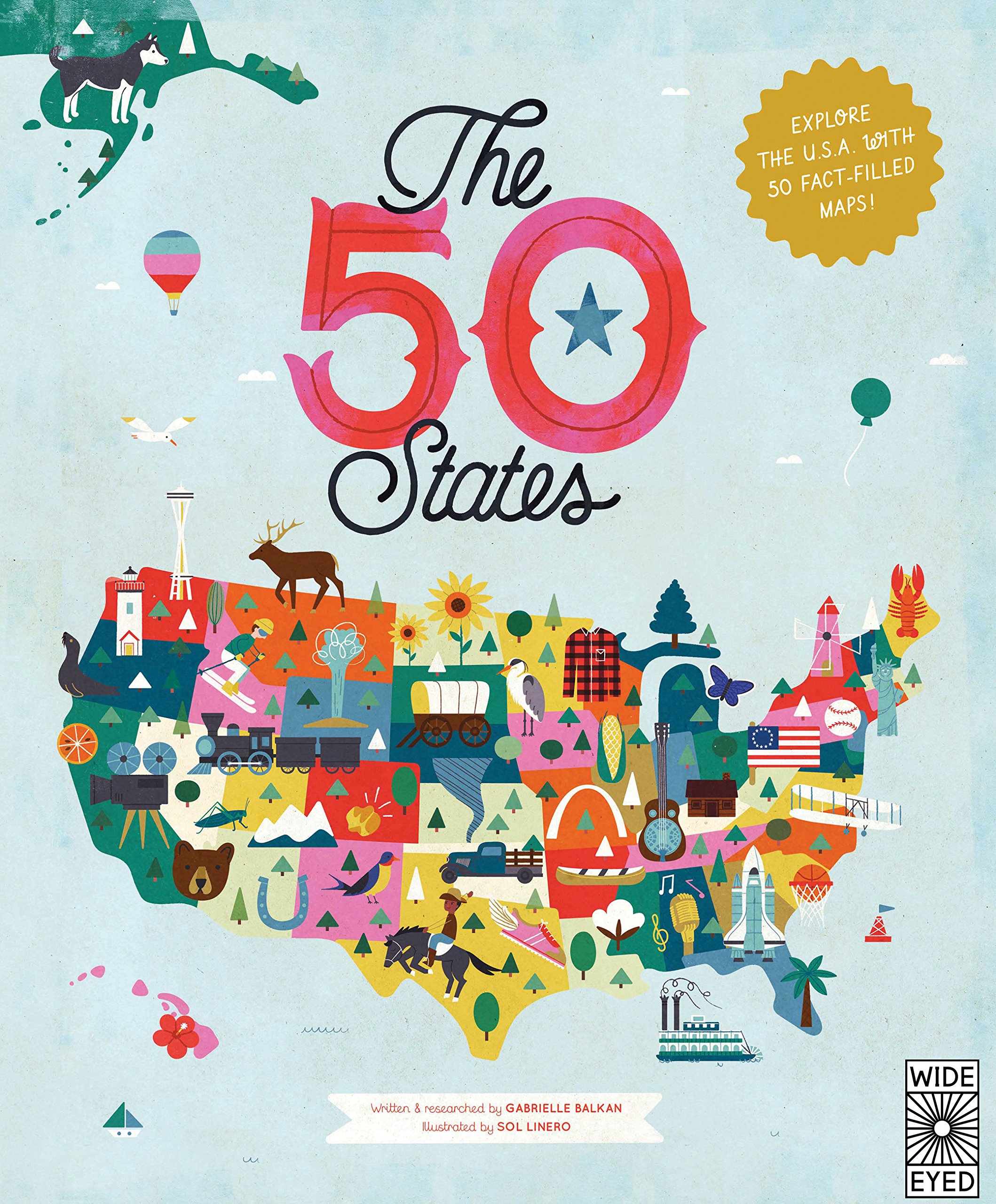 50 States: U.S.A. Exploration with Fact-Filled Maps for Travel Enthusiasts | Educational Map Set | Ideal for Homeschooli